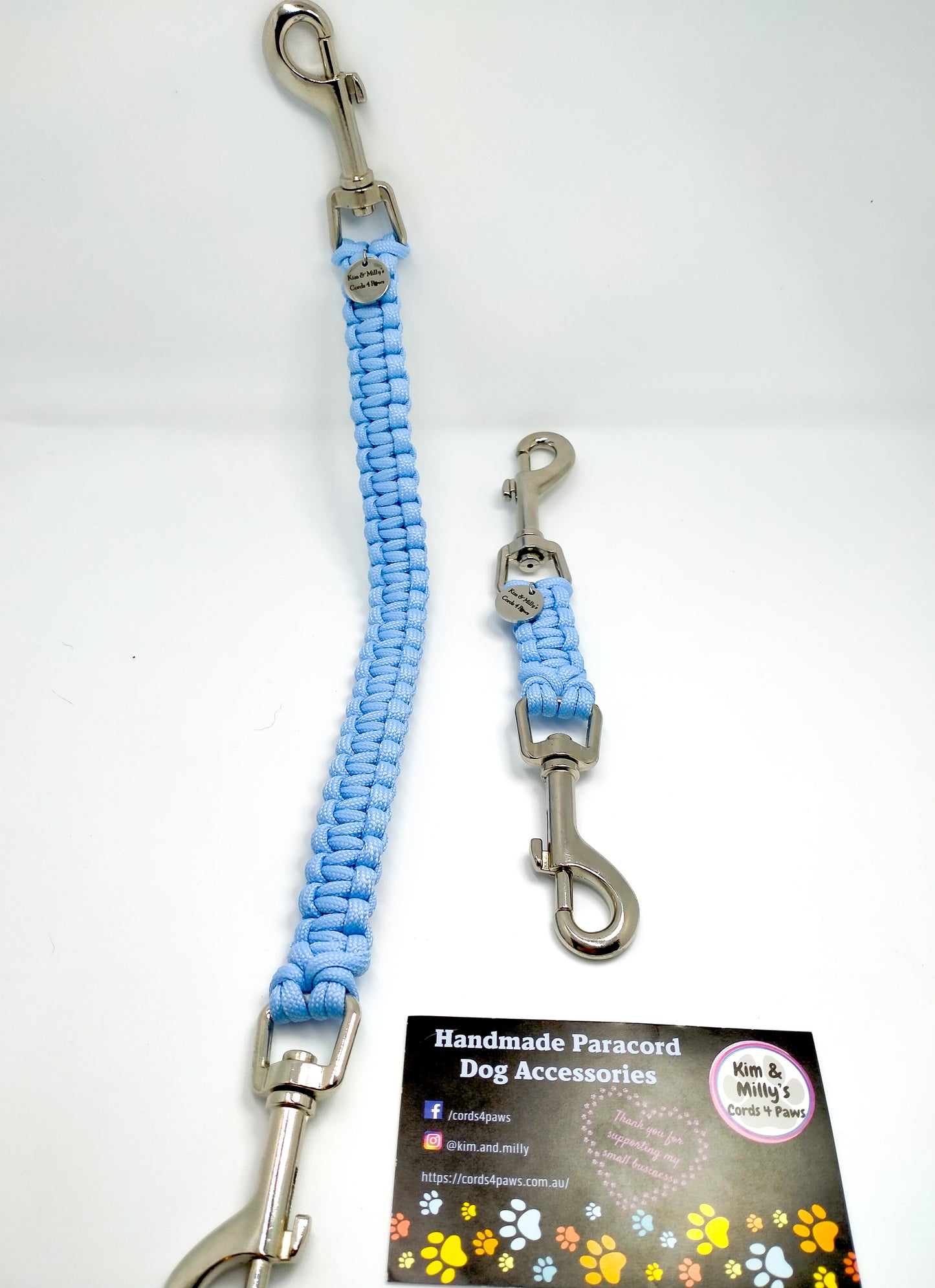 Universal Strap, Restraint, Houdini Safety Strap Kim & Milly's Cords 4 Paws Paracord Handmade Dog Accessories Customizable Made in Germany Shipping worldwide