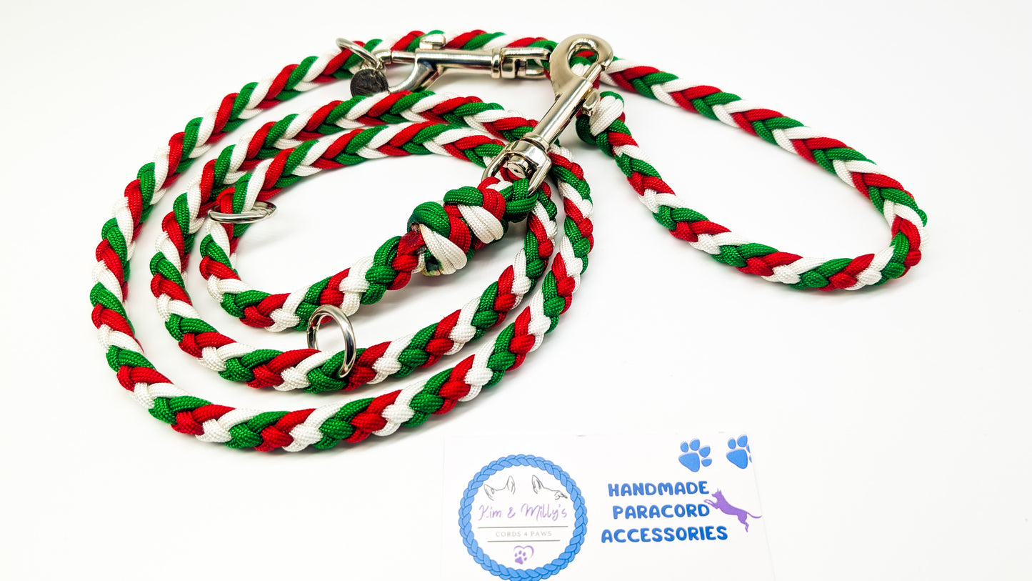 Pre-Made: 6 Strand Lead. Xmas Colours, 1.40m