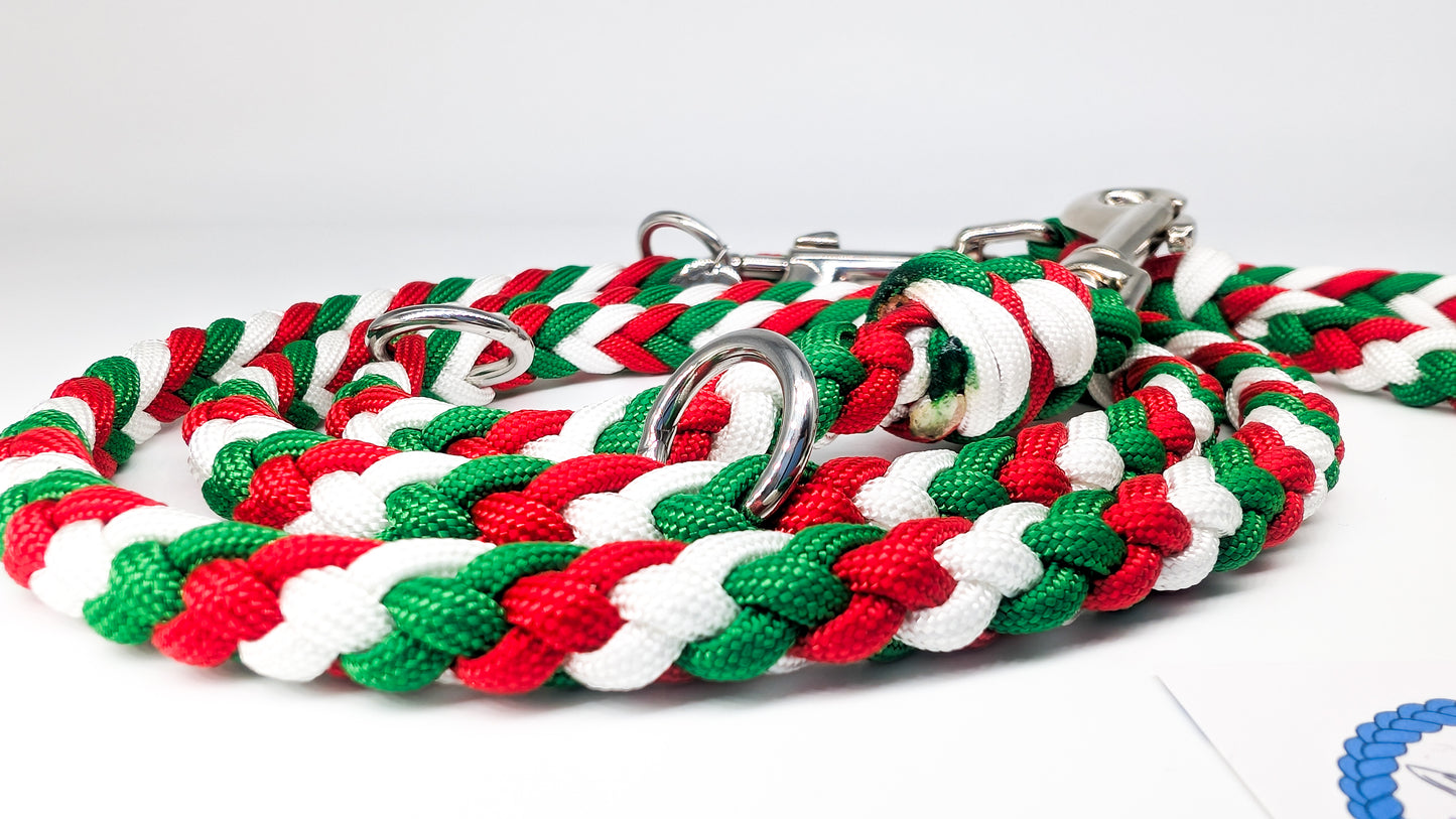 Pre-Made: 6 Strand Lead. Xmas Colours, 1.40m