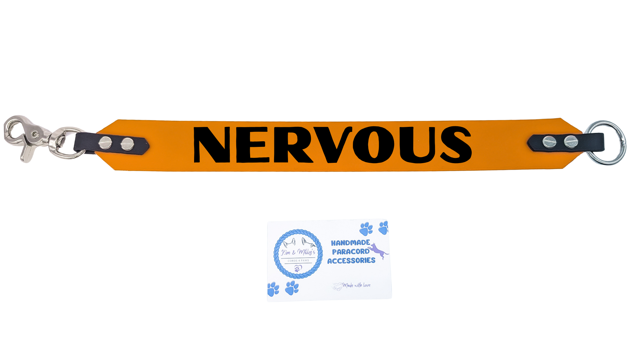 LettingYouKnow® Leash Label | Dog Leash Notice Band (40 cm) – Kim ...