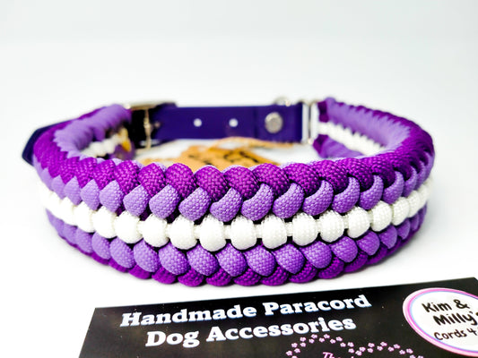 Dog Collar - "Sanctified " cords4paws Paracord Handmade Dog Accessories Customizable Made in Germany Shipping worldwide