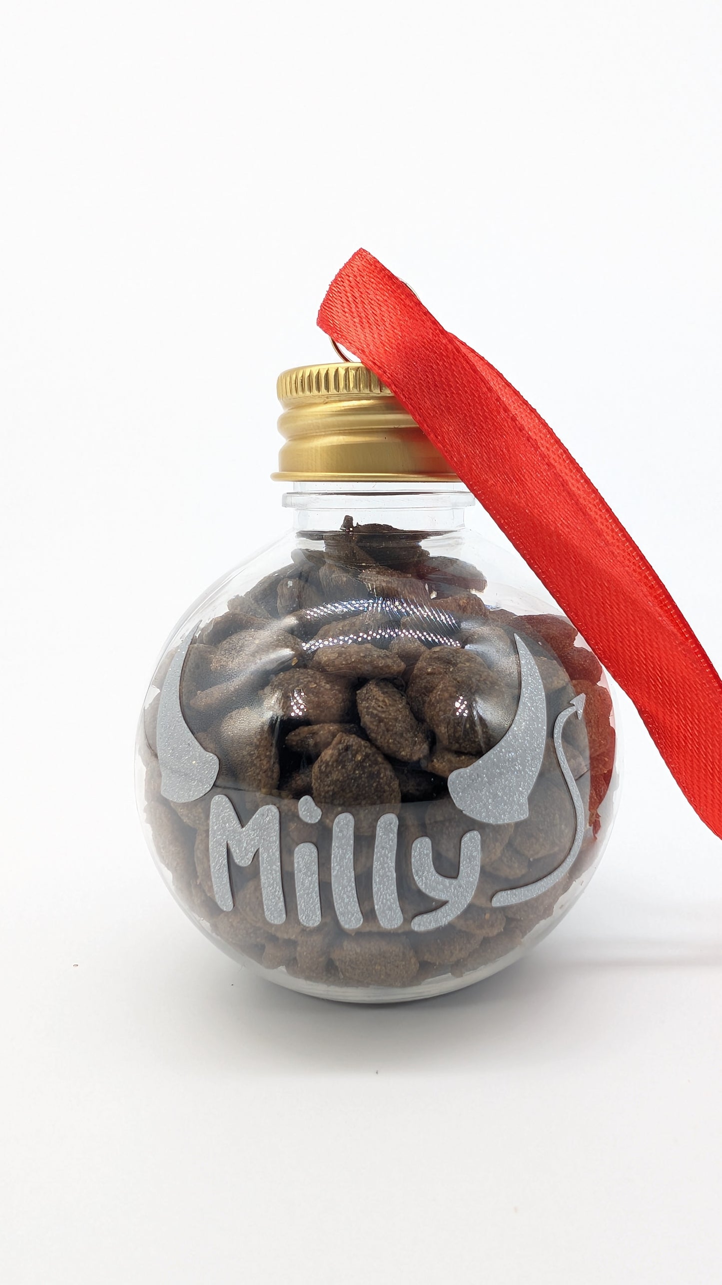 Christmas Baubles Dog  & Cat - Custom Text