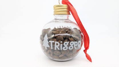 Christmas Baubles Dog  & Cat - Custom Text