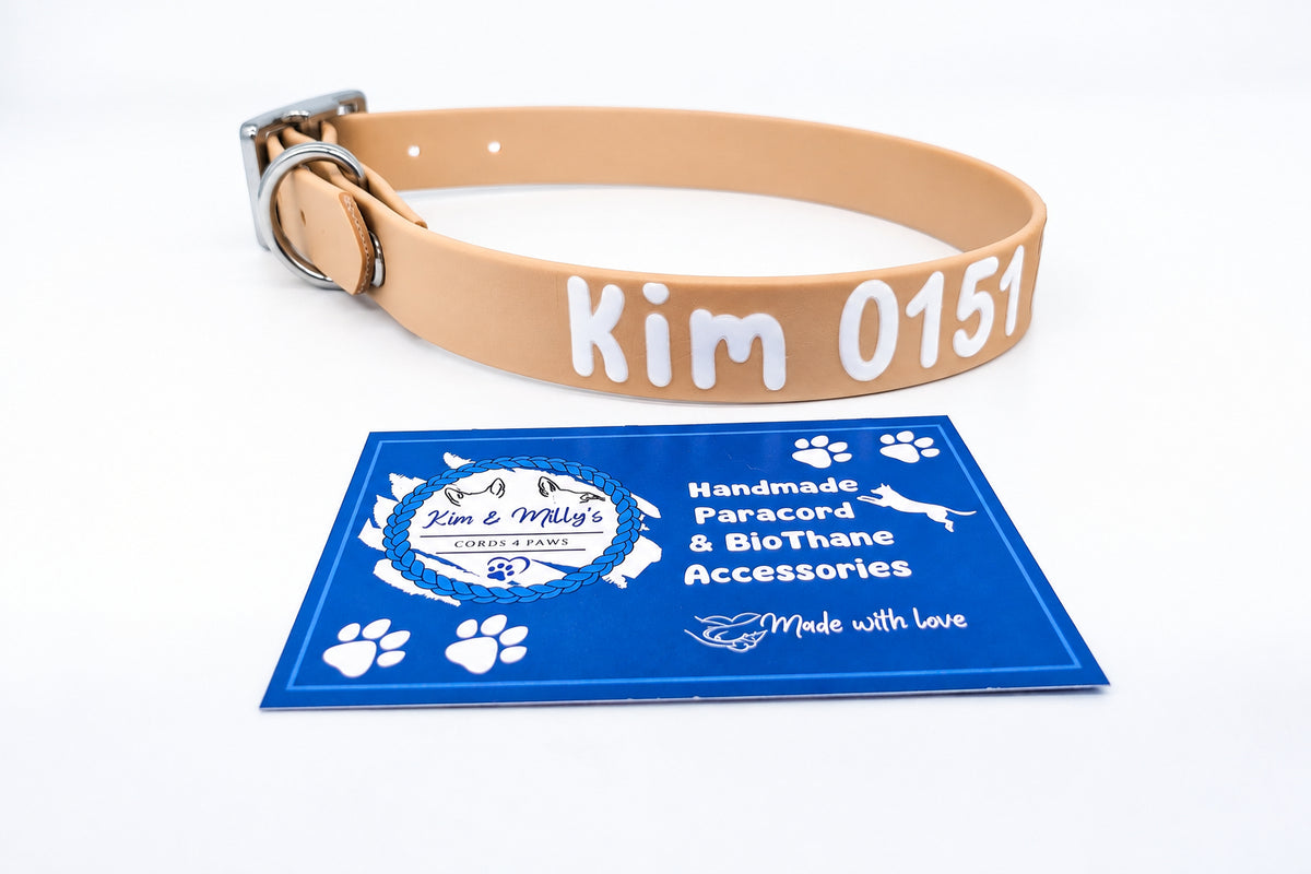 HomeSafe Personalised BioThane® Dog Collar
