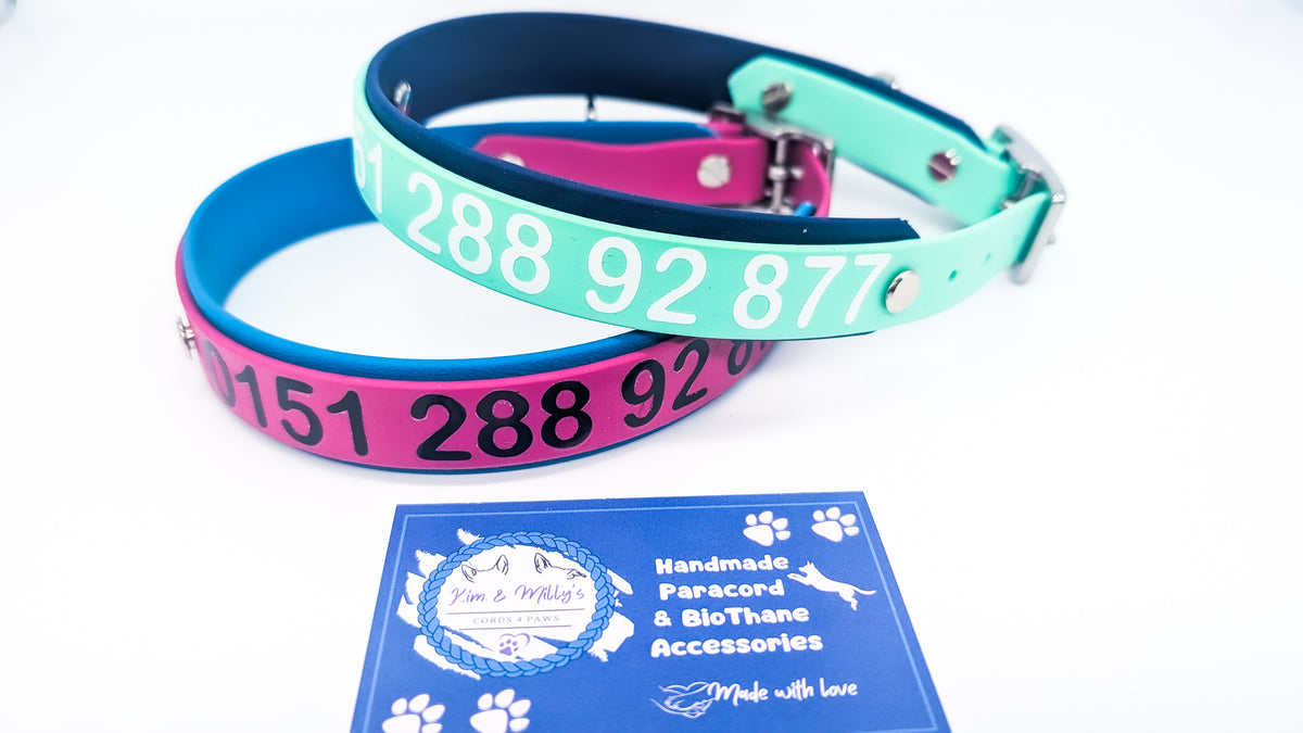 HomeSafe Personalised BioThane® Dog Collar