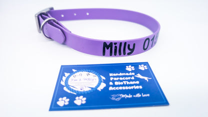 HomeSafe Personalised BioThane® Dog Collar