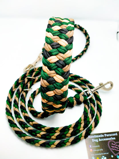 Dog Collar - Milly's Rainbow cords4paws Paracord Handmade Dog Accessories Customizable Made in Germany Shipping worldwide